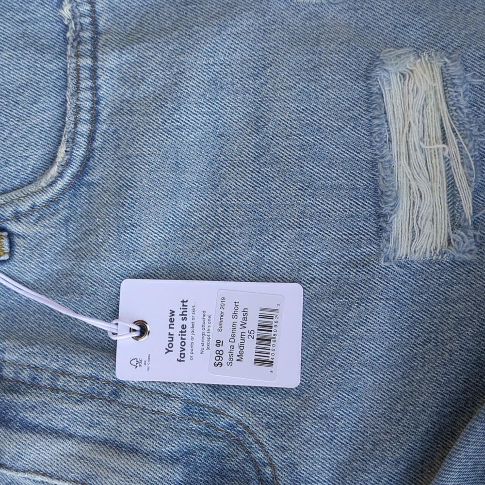 NWT Marine Layer Sasha Denim Shorts Medium Wash. Available In Diff. Sizes - Picture 9 of 10